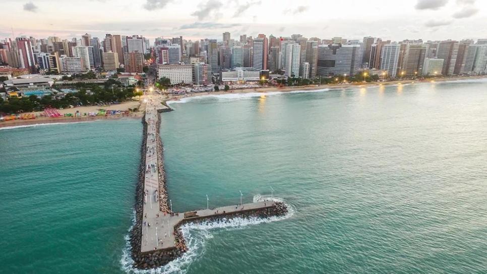 Flat Vista Mar No Meireles Na Beira Mar De Fortaleza 905 Esterno foto